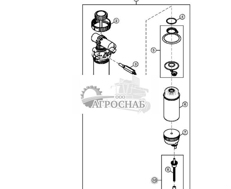 Водоотделитель с электрическим топливным насосом - ST4451 198.jpg